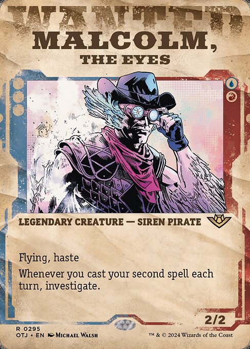 Malcolm, the Eyes (295) [Outlaws of Thunder Junction]