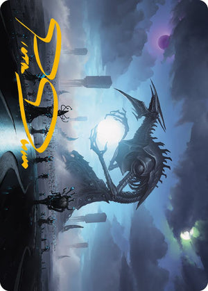 Blue Sun's Twilight Art Card (Gold-Stamped Signature) (13) [Phyrexia: All Will Be One Art Series]