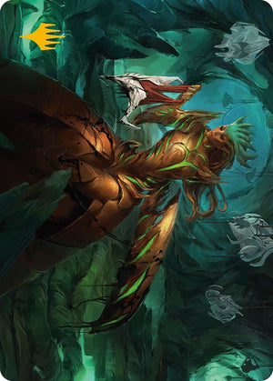 Glissa Sunslayer Art Card (Gold-Stamped Signature) (47) [Phyrexia: All Will Be One Art Series]