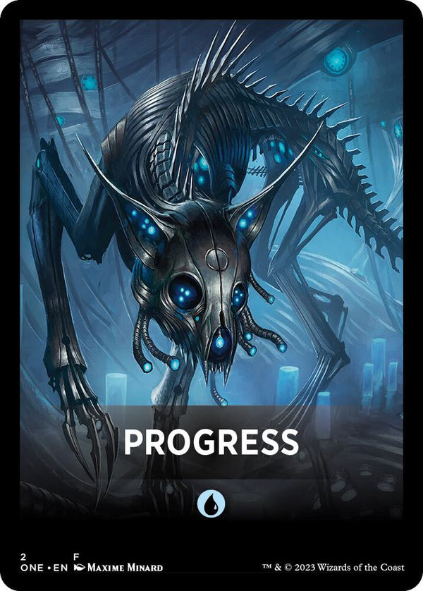 Progress Theme Card (2) [Phyrexia: All Will Be One]