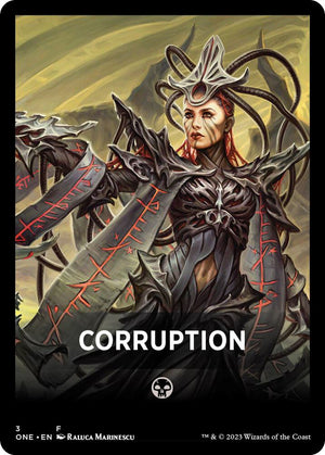 Corruption Theme Card (3) [Phyrexia: All Will Be One]