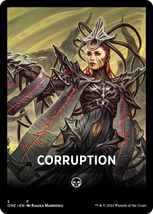 Corruption Theme Card (3) [Phyrexia: All Will Be One]