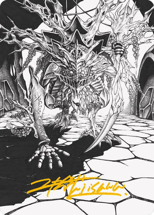 Thrun, Breaker of Silence Art Card (Gold-Stamped Signature) (76) [Phyrexia: All Will Be One Art Series]