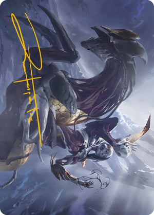 Ria Ivor, Bane of Bladehold Art Card (Gold-Stamped Signature) (53) [Phyrexia: All Will Be One Art Series]