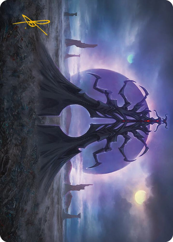 Black Sun's Twilight Art Card (Gold-Stamped Signature) (19) [Phyrexia: All Will Be One Art Series]