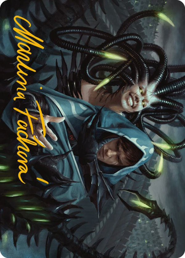 Phyrexian Arena Art Card (Gold-Stamped Signature) (22) [Phyrexia: All Will Be One Art Series]