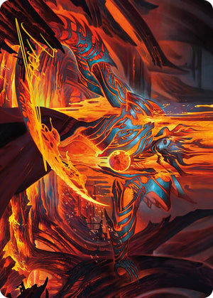Free From Flesh Art Card (Gold-Stamped Signature) (27) [Phyrexia: All Will Be One Art Series]