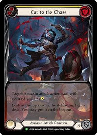 Cut to the Chase (Yellow) - LGS114 (LGS114) [Flesh and Blood Promo Cards]