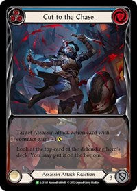 Cut to the Chase (Blue) - LGS115 (LGS115) [Flesh and Blood Promo Cards]