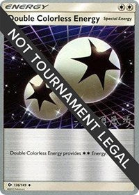 Double Colorless Energy - 2017 (Kabu Fukase) (136/149) [World Championship Decks]