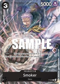Smoker (Pre-Release) (P-025) [One Piece Promotion Cards]
