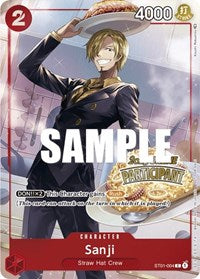 Sanji (Online Regional 2023) [Participant] (ST01-004) [One Piece Promotion Cards]