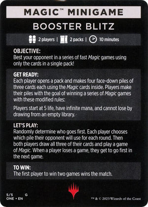 Magic Minigame: Booster Blitz (5) [Phyrexia: All Will Be One]
