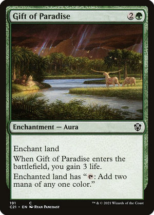 Gift of Paradise (191) [Commander 2021]
