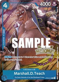 Marshall.D.Teach (Offline Regional 2023) [Participant] (ST03-014) [One Piece Promotion Cards]