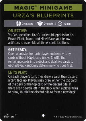Magic Minigame: Urza's Blueprints (2) [The Brothers' War]