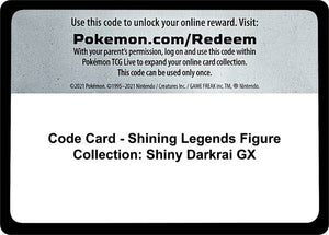 Code Card - Shining Legends Figure Collection: Shiny Darkrai GX [Shining Legends]