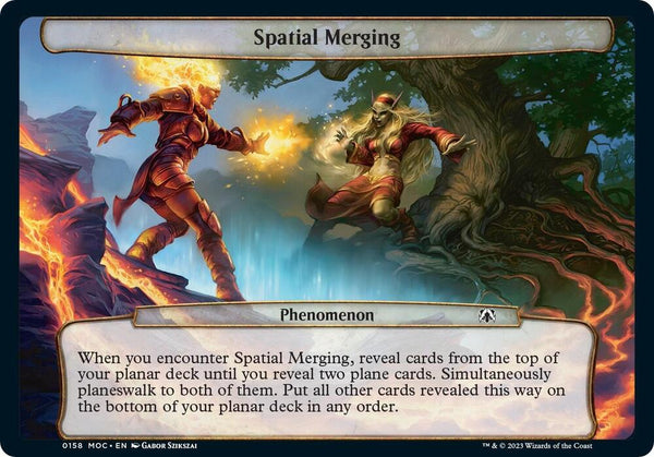 Spatial Merging (158) [Planechase: March of the Machine]