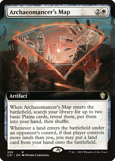 Archaeomancer's Map (339) [Commander 2021] [Extended Art]