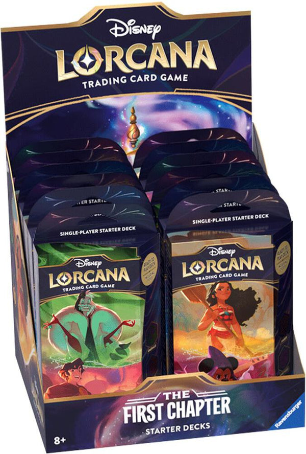 Disney Lorcana The First Chapter Starter Deck Display