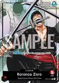 Roronoa Zoro - OP01-001 (Alternate Art) (OP01-001) [One Piece Promotion Cards]