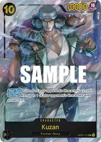 Kuzan (121) (Alternate Art) (OP02-121) [Paramount War]