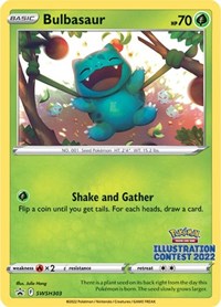 Bulbasaur (Illustration Contest 2022) (SWSH303) [SWSH Sword and Shield Promo Cards]