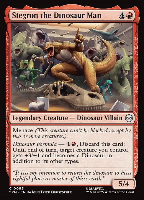 Stegron the Dinosaur Man (95) [Marvel's Spider-Man]