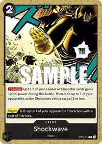 Shockwave (ST06-014) [Starter Deck 6: Absolute Justice]