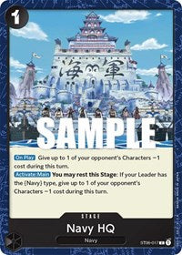 Navy HQ (ST06-017) [Starter Deck 6: Absolute Justice]