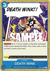 DEATH WINK (OP02-069) [Paramount War Pre-Release Cards]