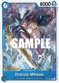 Dracule Mihawk (OP02-055) [Paramount War Pre-Release Cards]
