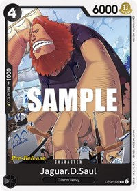 Jaguar.D.Saul (OP02-109) [Paramount War Pre-Release Cards]