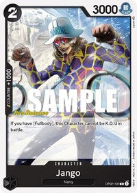 Jango (OP02-100) [Paramount War Pre-Release Cards]
