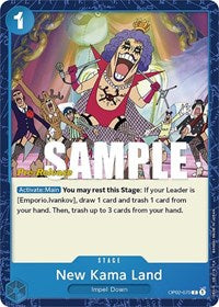 New Kama Land (OP02-070) [Paramount War Pre-Release Cards]