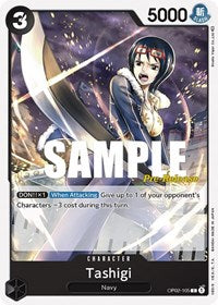 Tashigi (OP02-105) [Paramount War Pre-Release Cards]