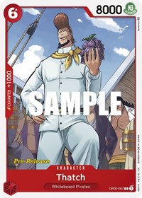 Thatch (OP02-007) [Paramount War Pre-Release Cards]