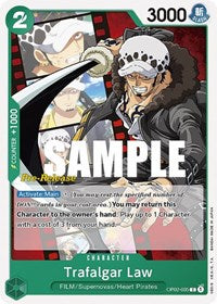 Trafalgar Law (OP02-035) [Paramount War Pre-Release Cards]