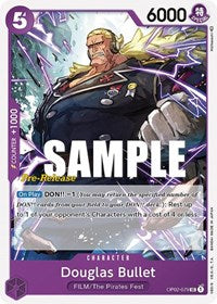 Douglas Bullet (OP02-079) [Paramount War Pre-Release Cards]