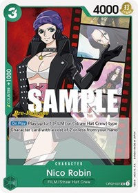 Nico Robin (OP02-037) [Paramount War Pre-Release Cards]