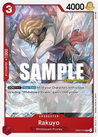 Rakuyo (OP02-019) [Paramount War Pre-Release Cards]