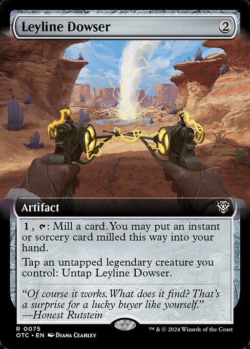 Leyline Dowser (75) [Outlaws of Thunder Junction Commander]