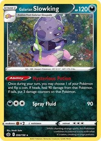 Galarian Slowking (Cosmos Holo) (098/198) [Miscellaneous Cards and Products]