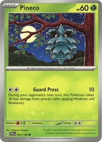 Pineco (001/198) [SV01 Scarlet and Violet Base Set]