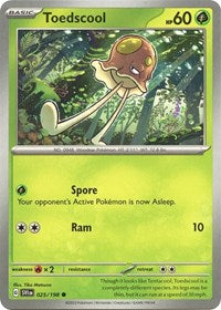 Toedscool - 025/198 (025/198) [SV01 Scarlet and Violet Base Set]