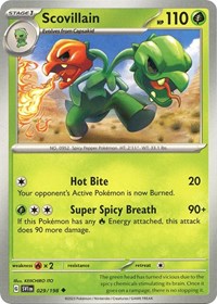 Scovillain - 029/198 (029/198) [SV01 Scarlet and Violet Base Set]