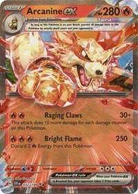 Arcanine ex - 032/198 (032/198) [SV01 Scarlet and Violet Base Set]