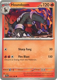 Houndoom - 034/198 (034/198) [SV01 Scarlet and Violet Base Set]