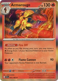 Armarouge - 041/198 (041/198) [SV01 Scarlet and Violet Base Set]