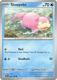 Slowpoke - 042/198 (042/198) [SV01 Scarlet and Violet Base Set]